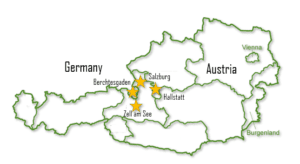 Check out these easy day trips from Salzburg Austria to other locations in Austria (picturesque towns) and even Germany!