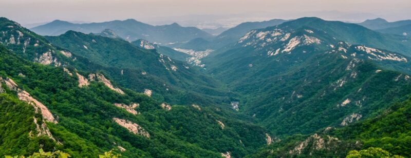 Views from the top of Gyeryongsan National Park #southkorea #trailmap #hike #gyeryongsan #optoutside