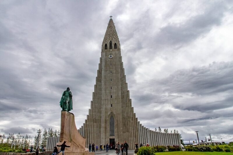 With two days in Reykjavik, Iceland stop by the famous church Hallgrímskirkja. #iceland #reykjavik #travel