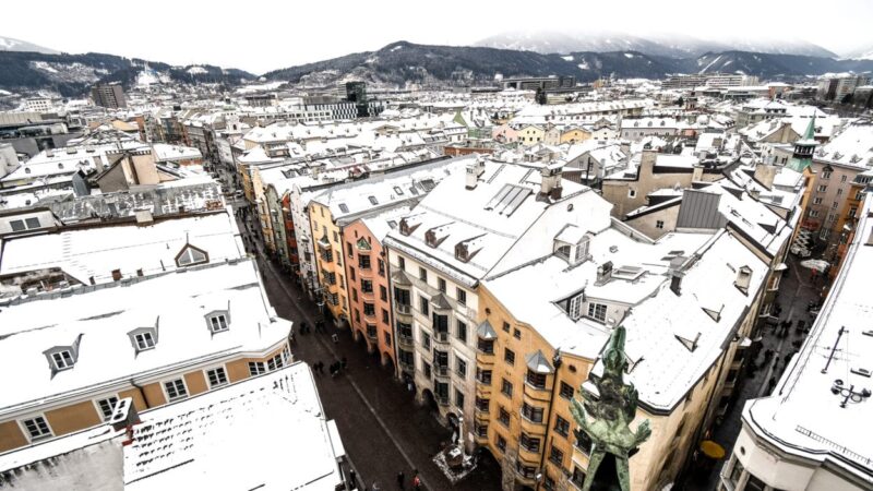 Two Days in Innsbruck : The best photo spots in Innsbruck to capture the beauty of the city, where to eat, and how to maximize on ski passes and the Innsbruck Card! Learn more about what to do with two days in Innsbruck!
