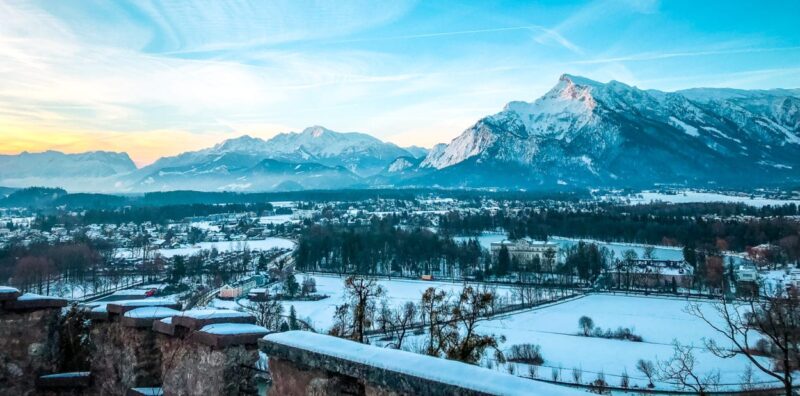 Ascend Festungsberg Hill for panoramic views and historical charm, a highlight of Salzburg's 2-day exploration.