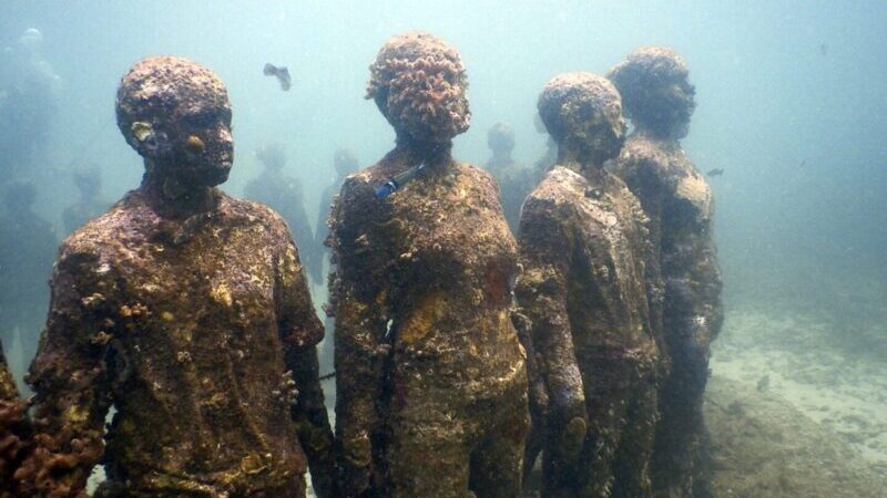 Exploring Grenada's underwater sculpture park