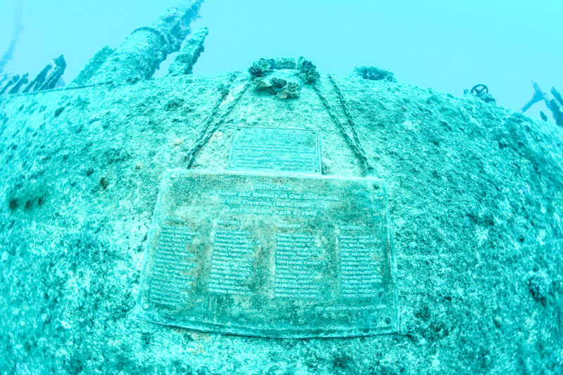 The USS Emmons is a popular wreck dive in Okinawa, Japan. This deep dive is a challenge but is an amazing opportunity to see WWII history. #dive #ussemmons #okinawa #wreckdive