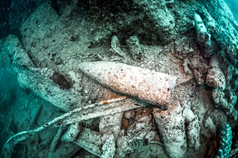 A single artillery shell found at the SS Thistlegorm.