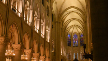 The detailed marble statues, restored for Notre Dame’s reopening, captivate visitors with their intricate craftsmanship. Secure your tickets for this unforgettable sight.